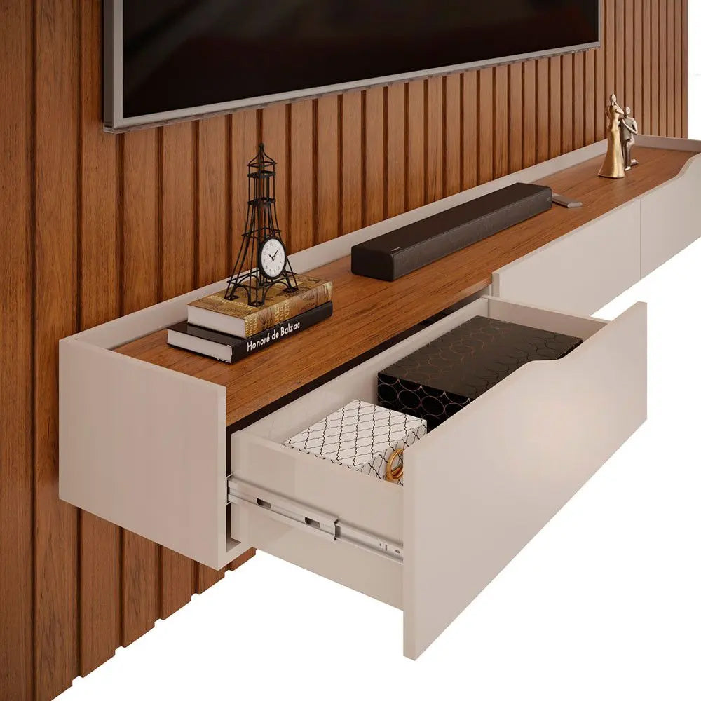 Patric TV Stand and TV Panel - max tv 85"