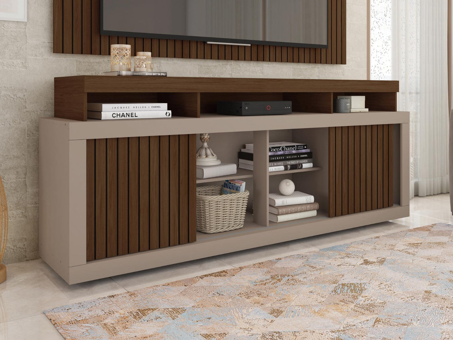 The New Oscar Movie Panel & Tv Stand-Max tv 60"