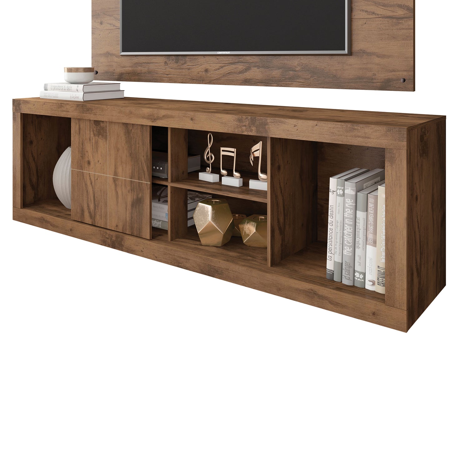 Cedro Movie Panel & Tv Stand (Max. Tv 65")